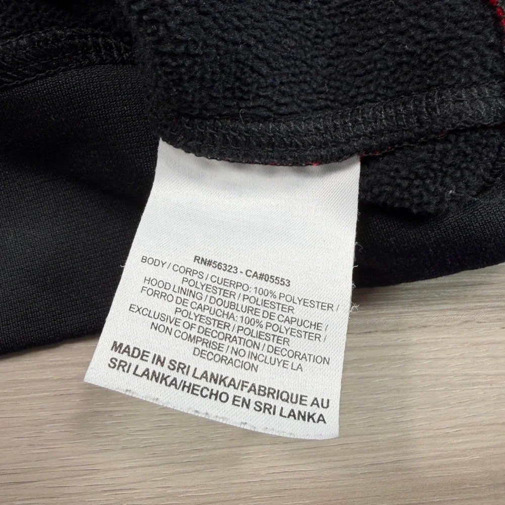 Kids Nike Therma Fit Hoodie Black Red‎ Logo Activewear Size XS